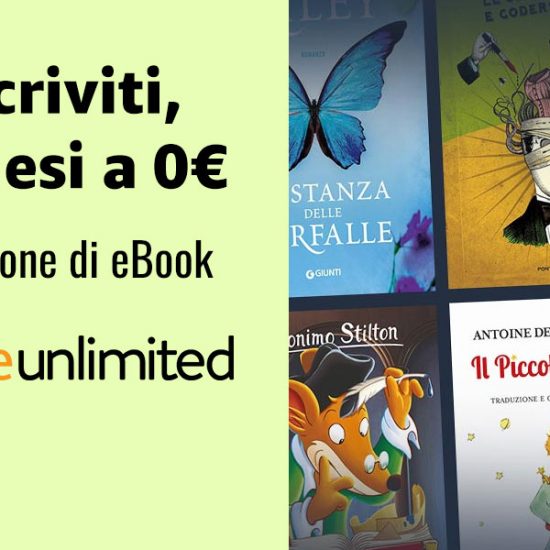 Amazon regala 2 mesi di Kindle Unlimited per letture illimitate gratis