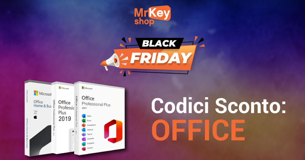 Black Friday 2022 codici sconto Office Mr Key Shop