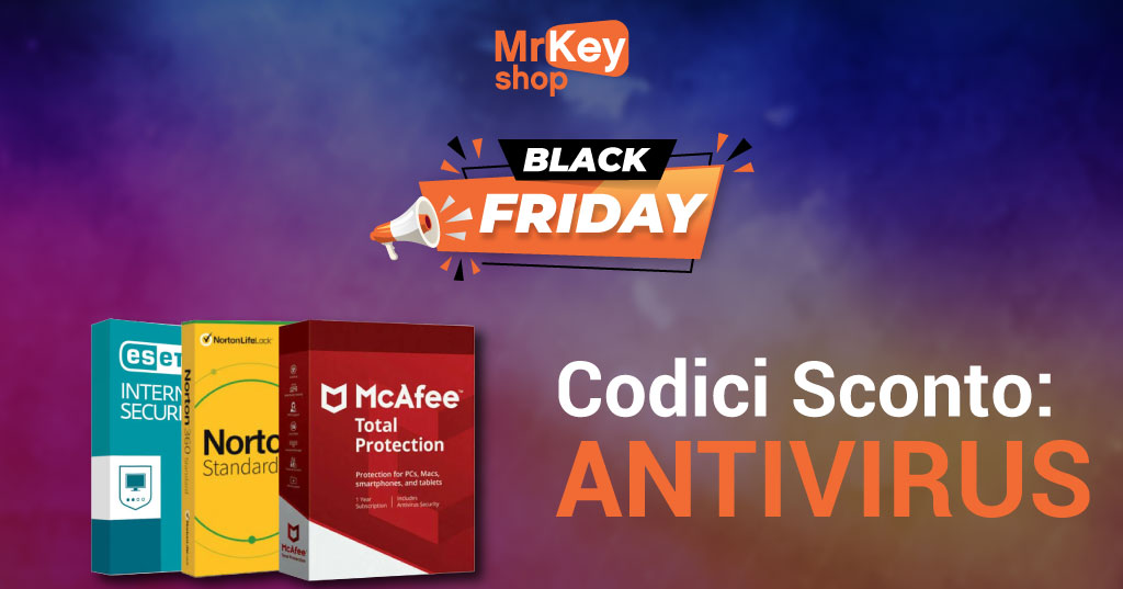 Black Friday 2022 codici sconto Antivirus Mr Key Shop