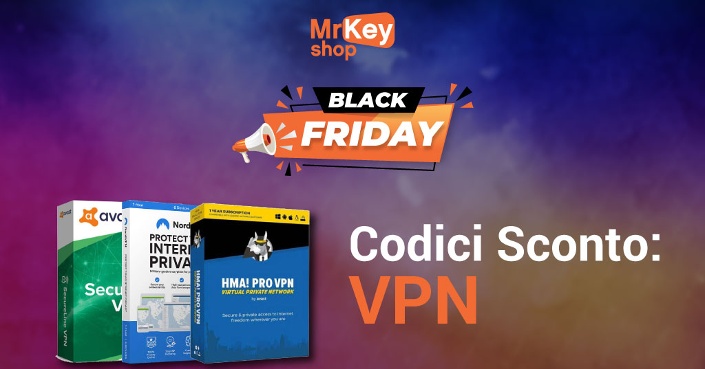 Black Friday 2022 codici sconto VPN Mr Key Shop