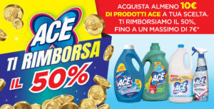 ACE Rimborsa CASHBACK: Come Ottenere il Rimborso del 50% Sugli Acquisti!